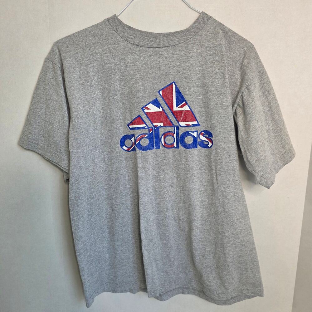Adidas, Faded front Union Jack Logo, Men's Medium